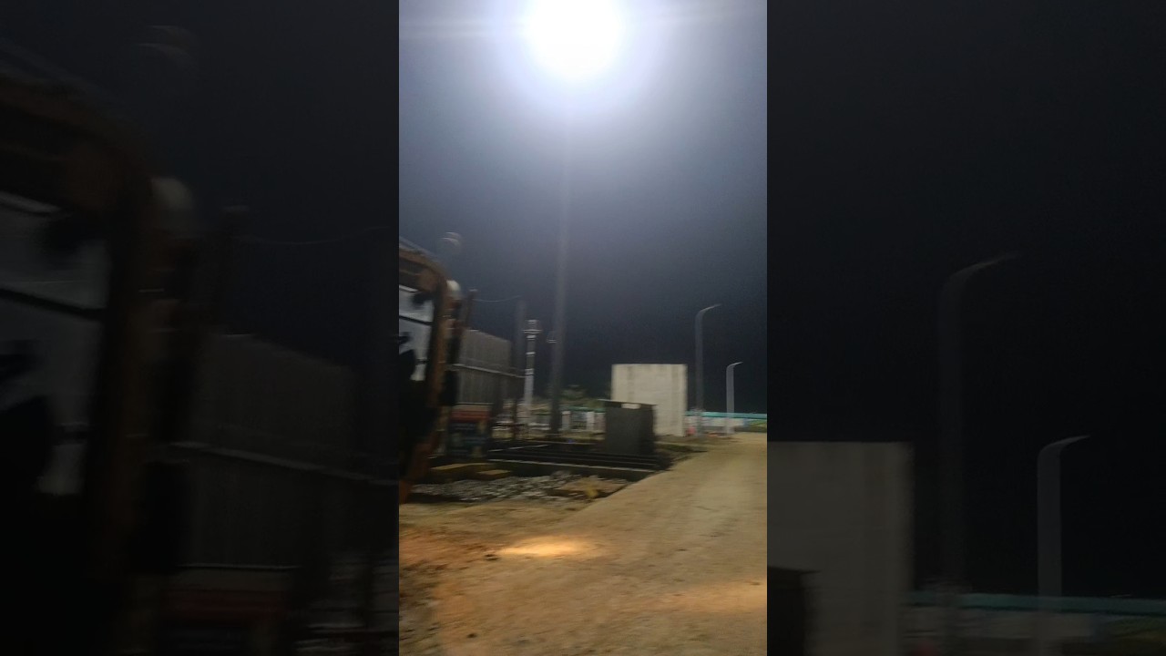Power plant  godda Jharkhand Adani duty time night 🌃