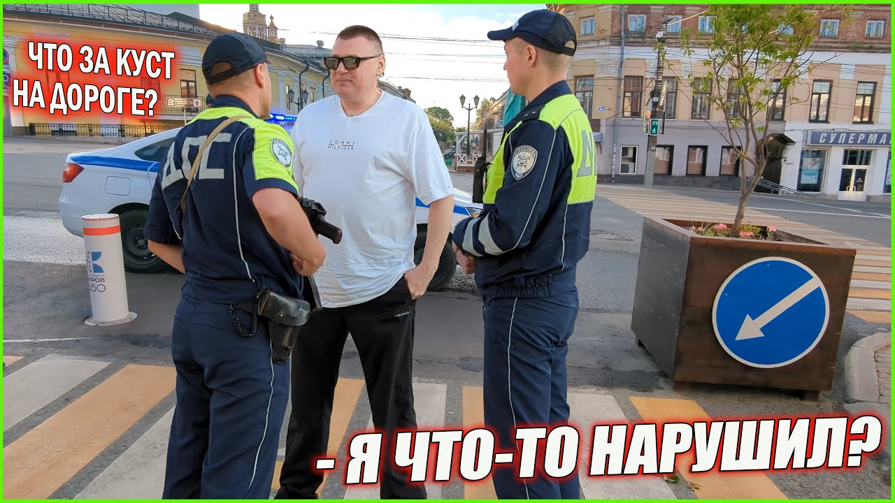 ▶️ Милиция, помогите! 🔥 Ехал по дороге — упёрся в ЯЩИК с КУСТОМ! Чиновники совсем сдурели?