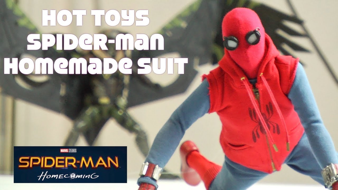 HOT TOYS Spider-Man Homecoming MMS414 homemade suit version un-boxing
