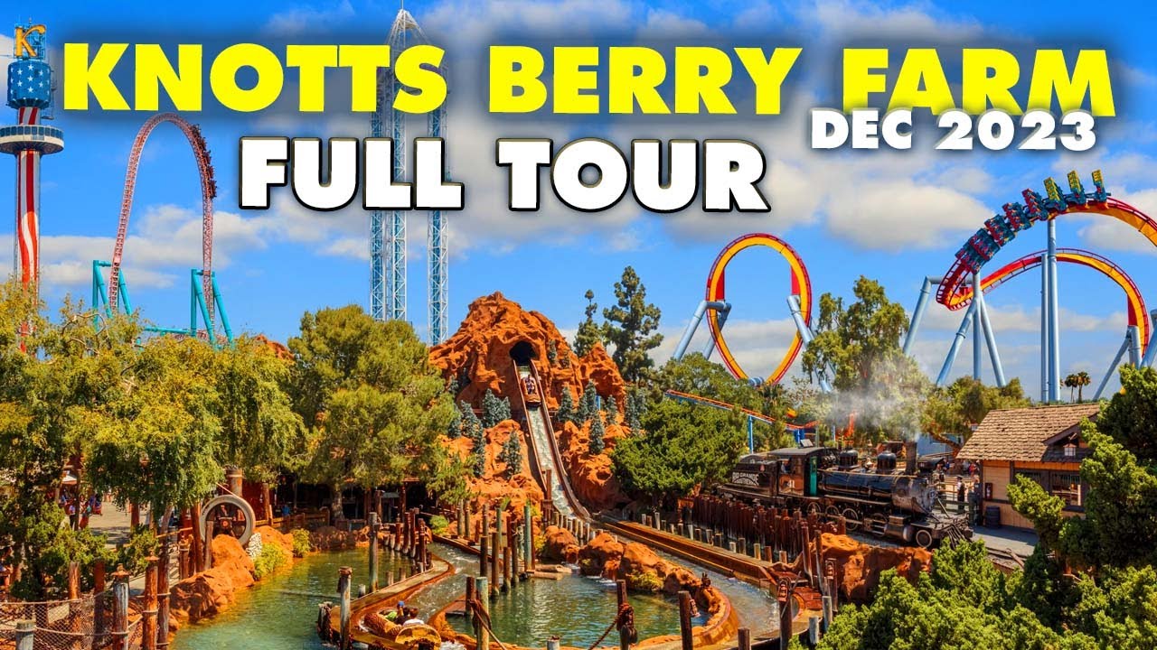 Full walking tour of Knotts Berry Farm | Dec 2023