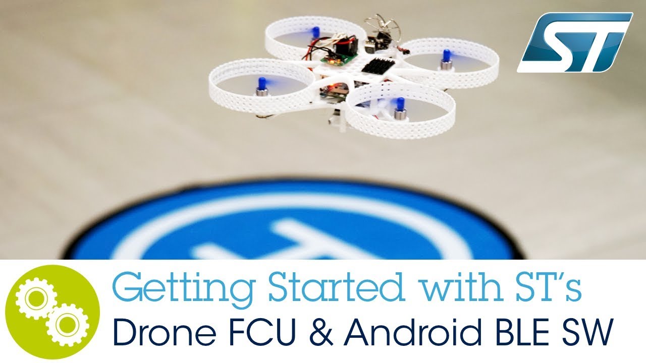 Step-by-step presentation to get started with STEVAL-FCU001V1 Drone controller, kit and software