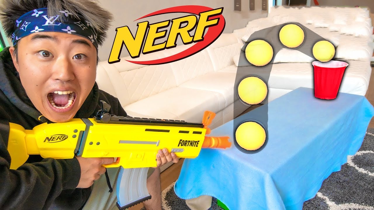 FORTNITE NERF TRICKSHOT CHALLENGE Выиграйте 10 000 долларов!