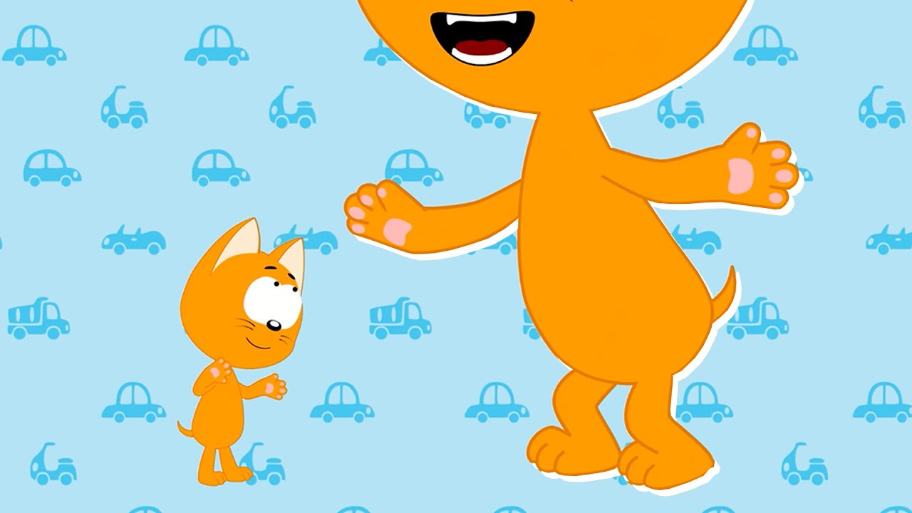 Grande y pequeño | Big and small | El gatito Koté | Canciones infantiles y dibujos animados