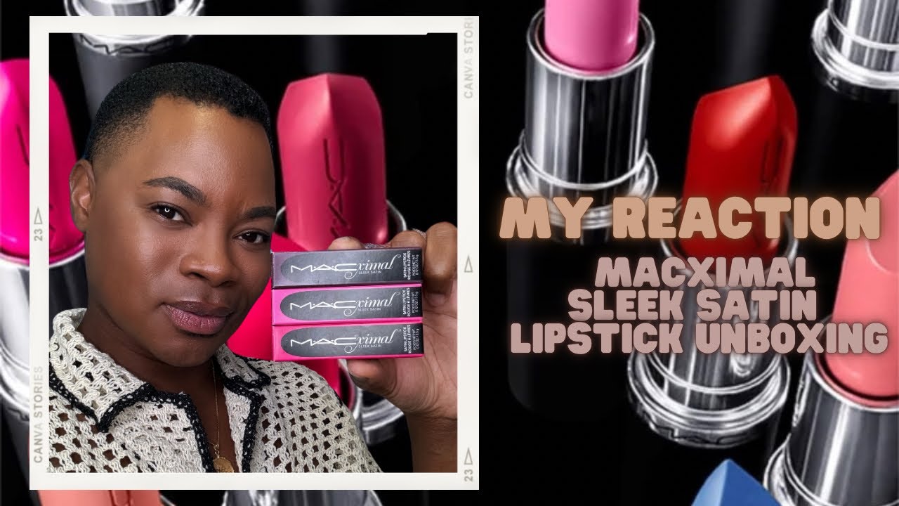 Распаковка и моя реакция: гладкие сатиновые помады MAC Cosmetics