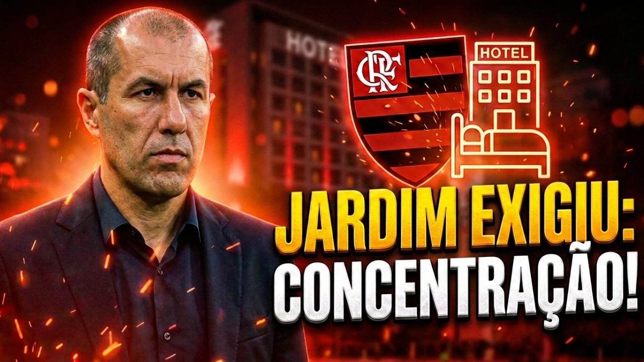 JARDIM EXIGIU CONCENTRAÇÃO NO FLAMENGO! FINAL CARIOCA FLUMINENSE x FLAMENGO.
