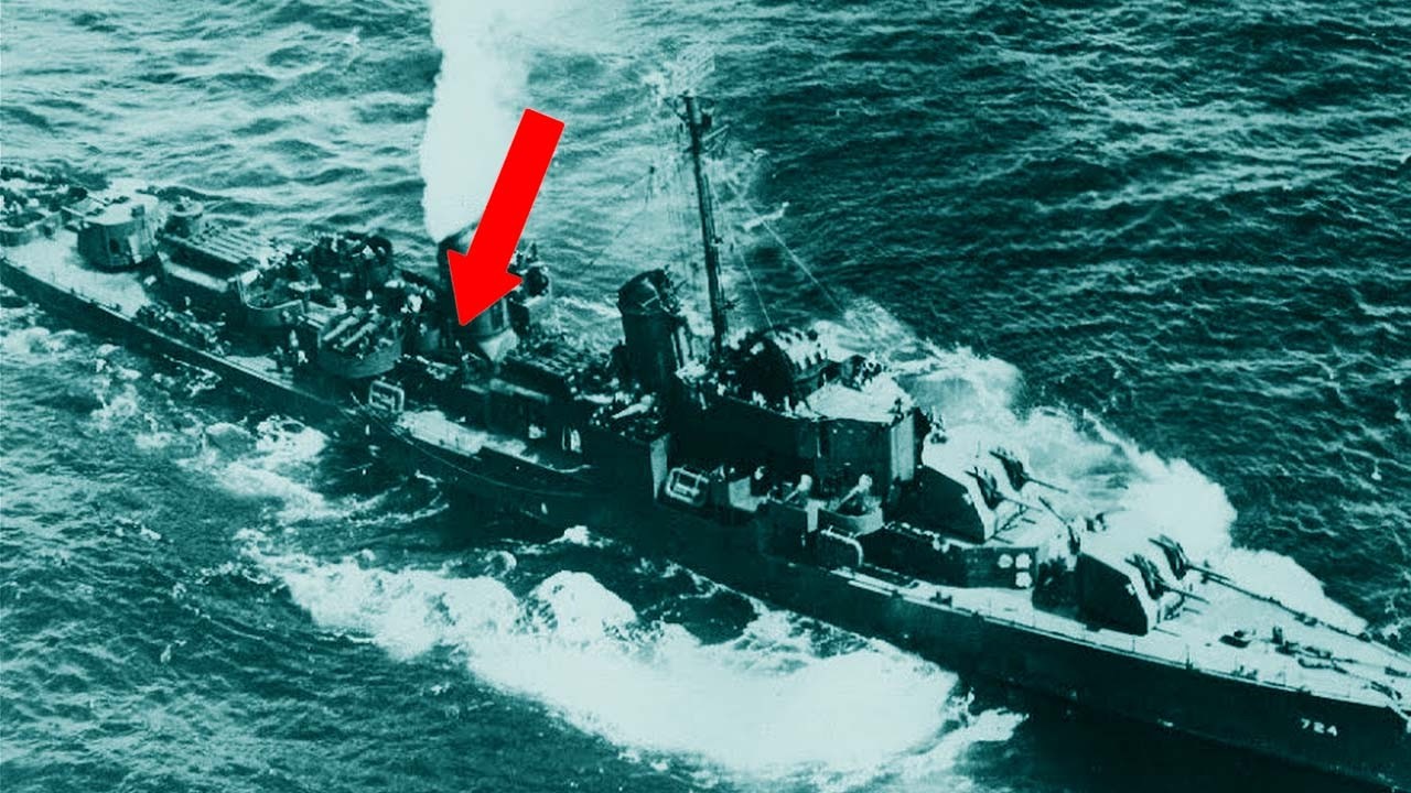 САМЫЙ ЖИВУЧИЙ Эсминец USS Laffey DD-724 Который БИЛСЯ ВСЛЕПУЮ!