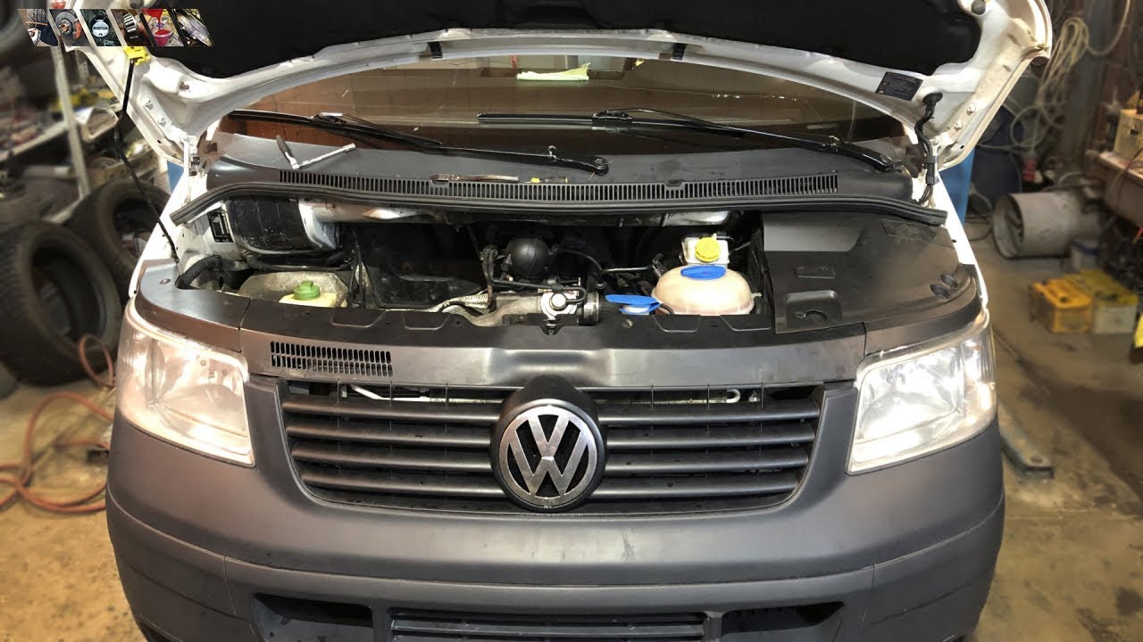 VW T5 - Замена ремня ГРМ