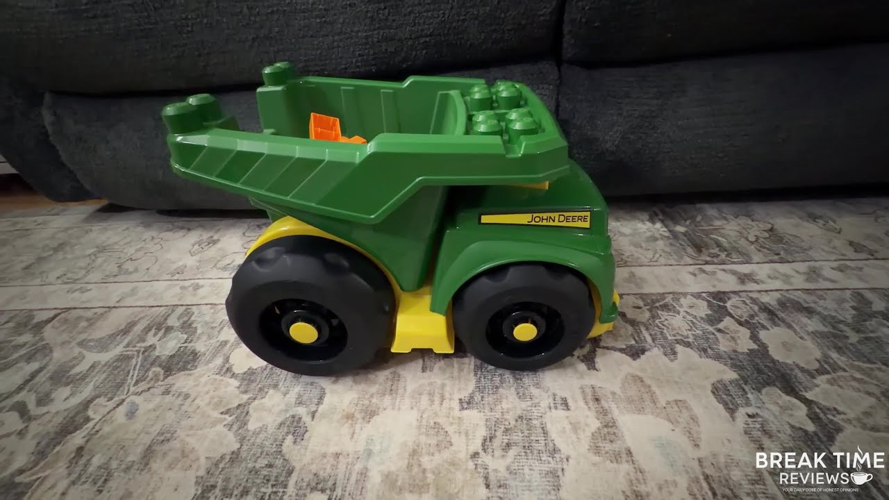 Mega Blocks John Deer Dump Truck Review