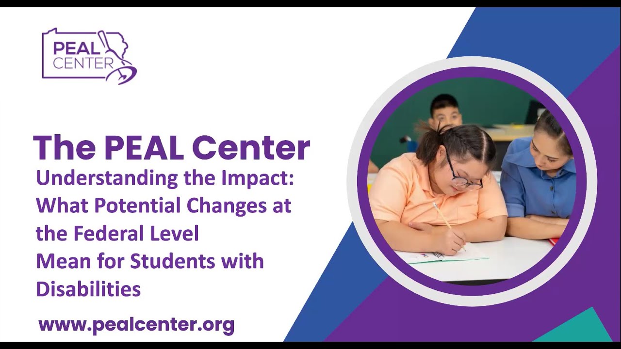 Pop-Up Webinar: What Changes at the Federal Level Mean for Students with Disabilities