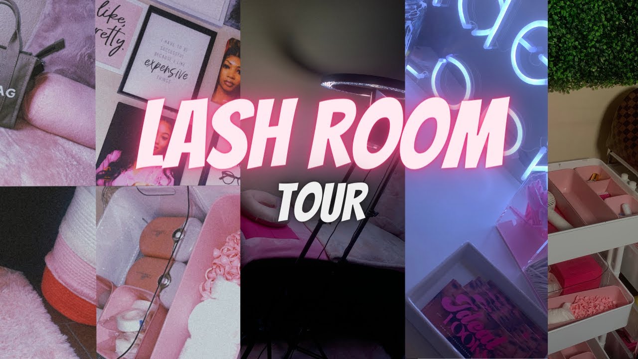 LASH ROOM TOUR | LASH CART SET UP | REAL BREA D 💕