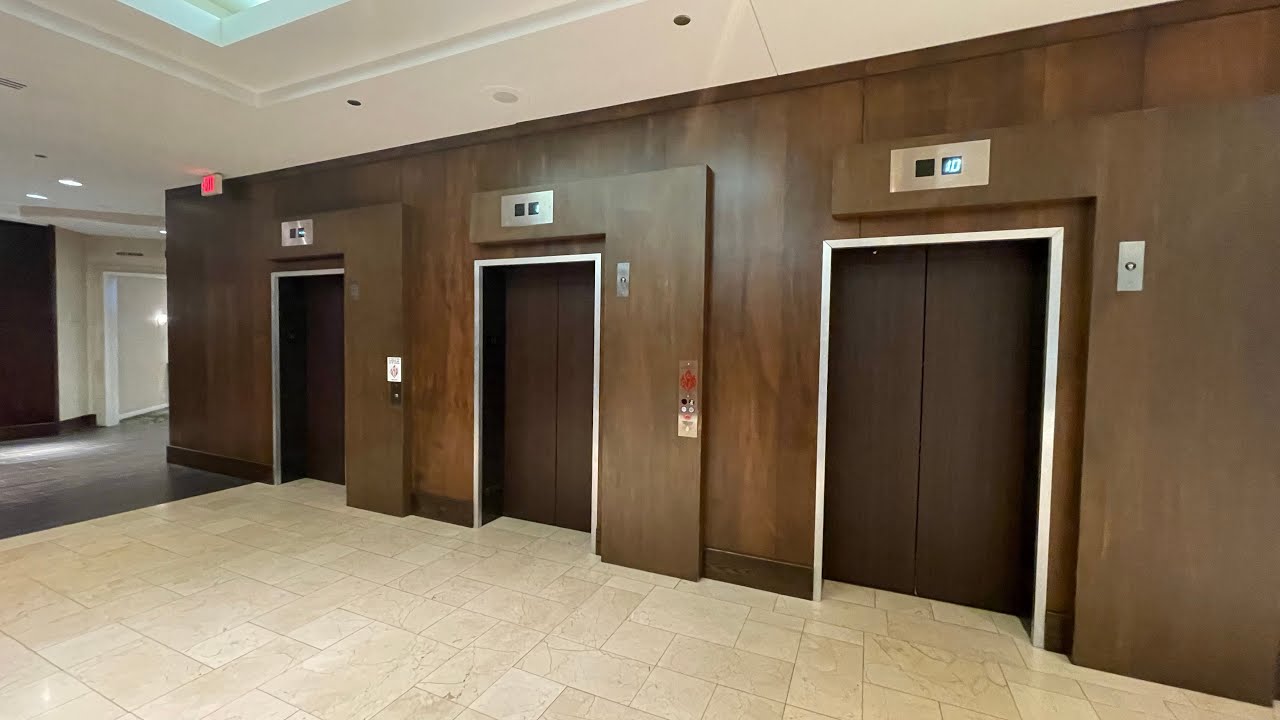 Now GONE :( - The Vintage Dover Elevators at The Hilton MSP Airport Have Been Modernized By Otis!