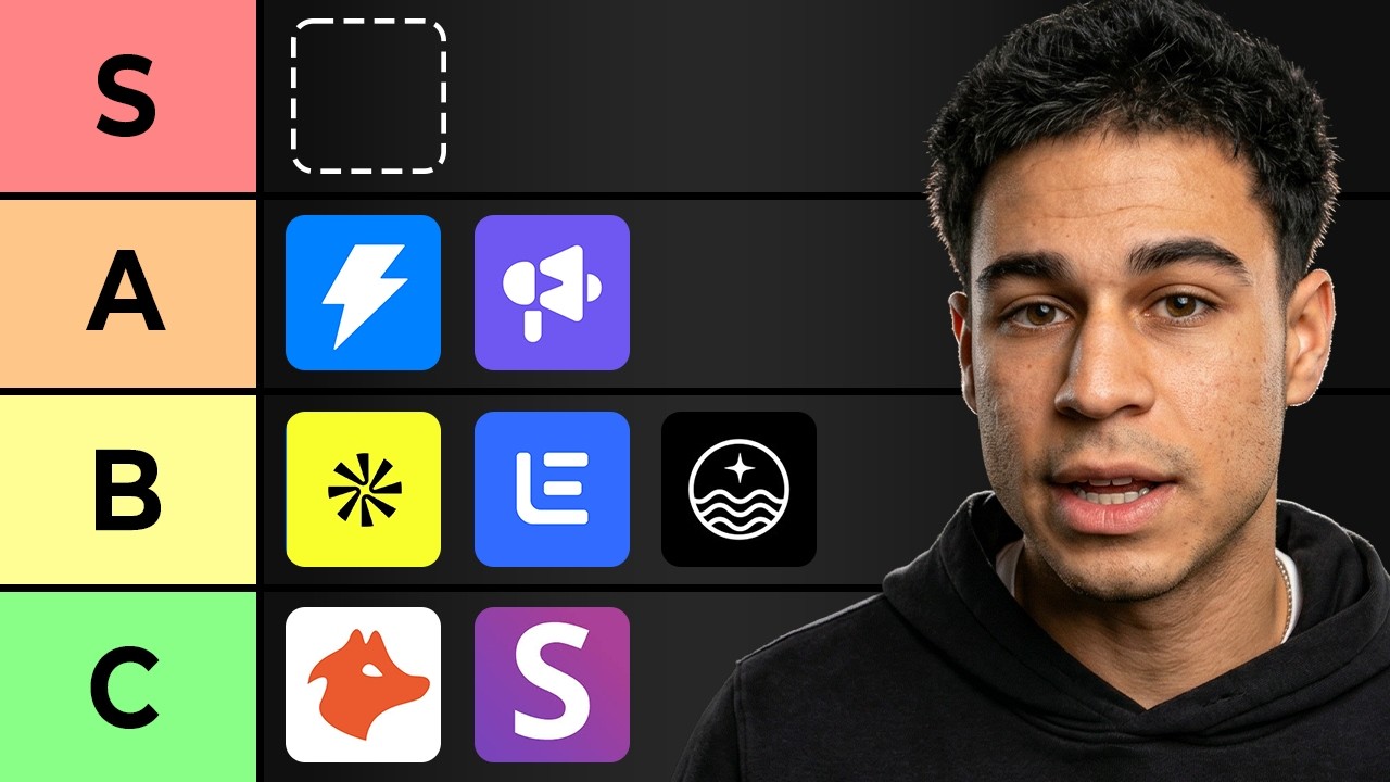 I Ranked *Every* Cold Email Tool (Tier List)