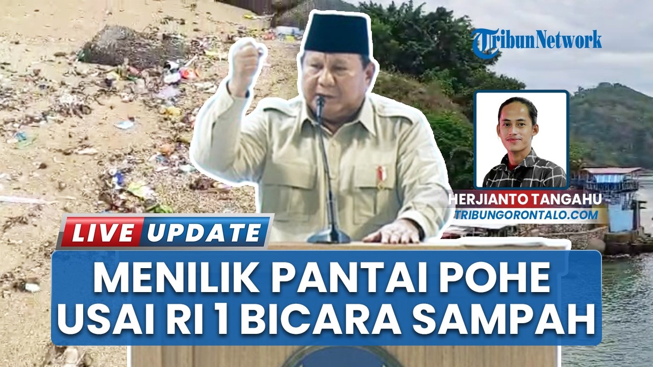 Melihat Pantai Pohe Gorontalo Setelah Prabowo Bicara Sampah