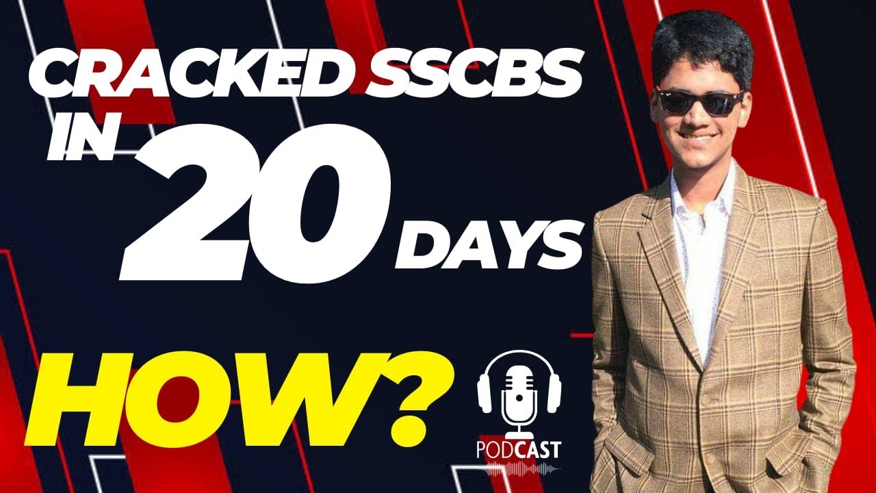 How did he crack SSCBS in 20 Days? LIVE Podcast #SukhdevApnaHoga⚡