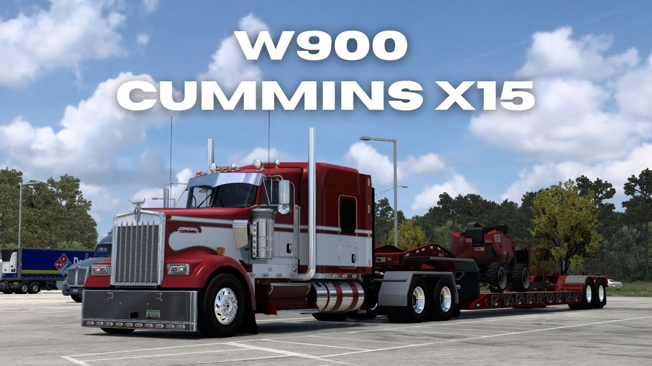Early Morning Trucking In Heavy Traffic | W900 | Cummins X15 | ATS
