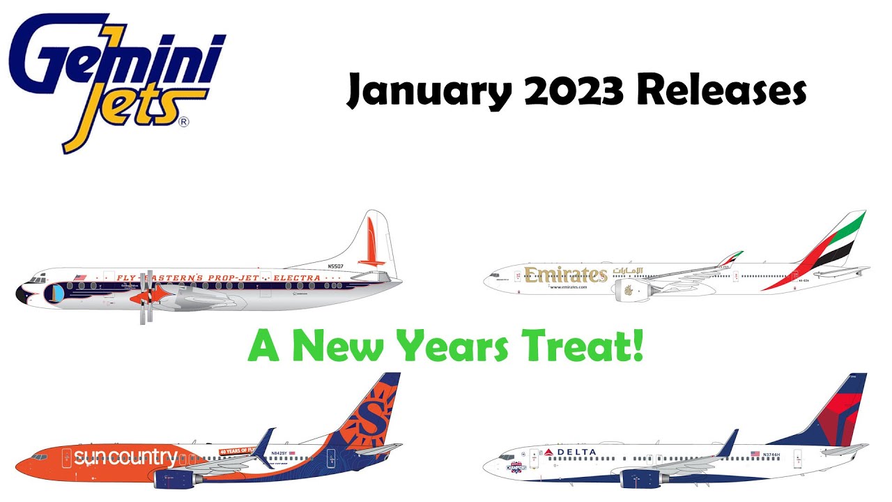 Gemini Jets January 2023 Releases