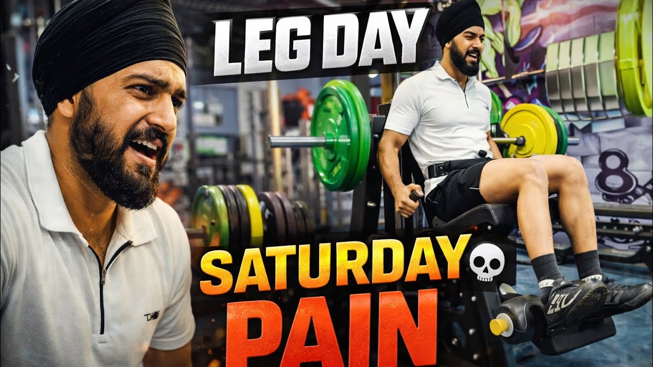 LEG DAY 🔥 | Saturday Pain 😈 | Heavy Gym Workout