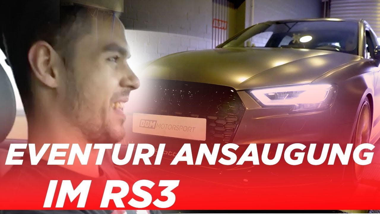 Audi RS3 8V bekommt EVENTURI Carbon Ansaugsystem - BBM Motorsports Audi RS3 8V
