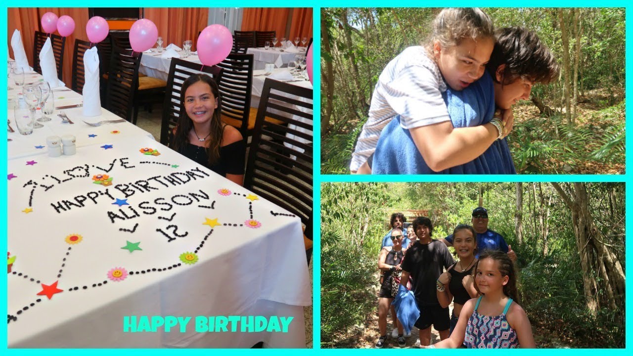 MY 12TH BIRTHDAY PARTY AT PUNTA CANA | SISTERFOREVERVLOGS #478