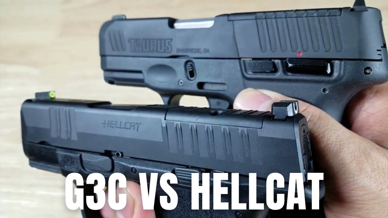 Бюджетный микрокомпактный 9-мм пистолет TAURUS G3C TORO против обзора Hellcat от Springfield Armory