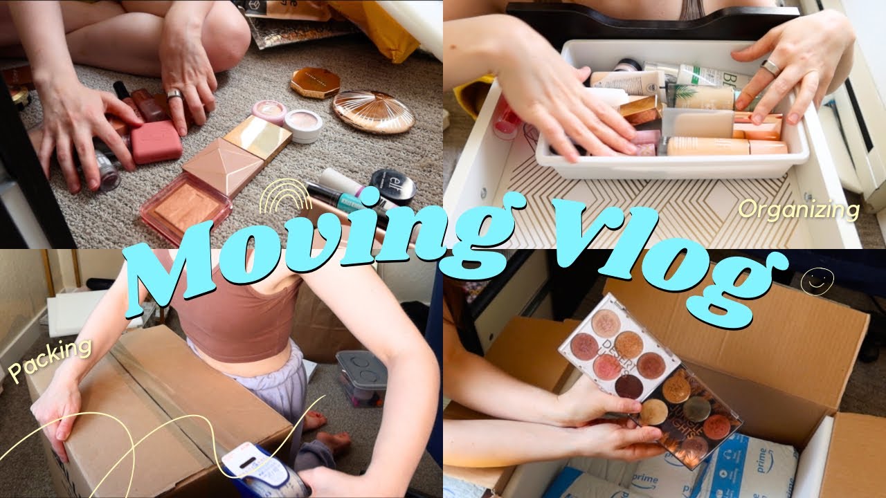 Упаковка, распаковка и организация моей косметики 📦 Видеоблог о переезде