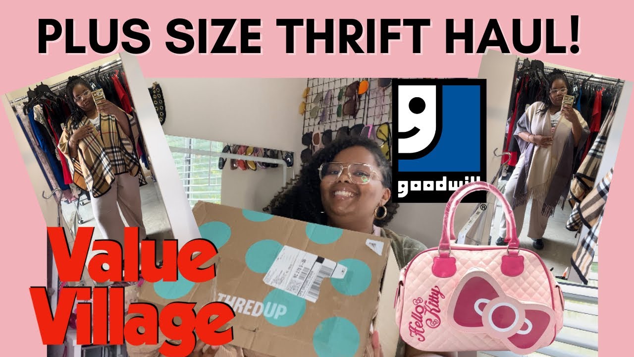 Plus Size Thrift Vintage Haul! | Let’s Get Ready for Fall! | Value Village, Goodwill & More!