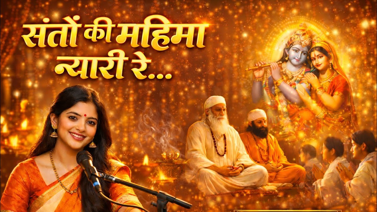 संतों की महिमा न्यारी रे | शांत मधुर भजन | Beautiful Sant Bhajan | Peaceful Devotional Song