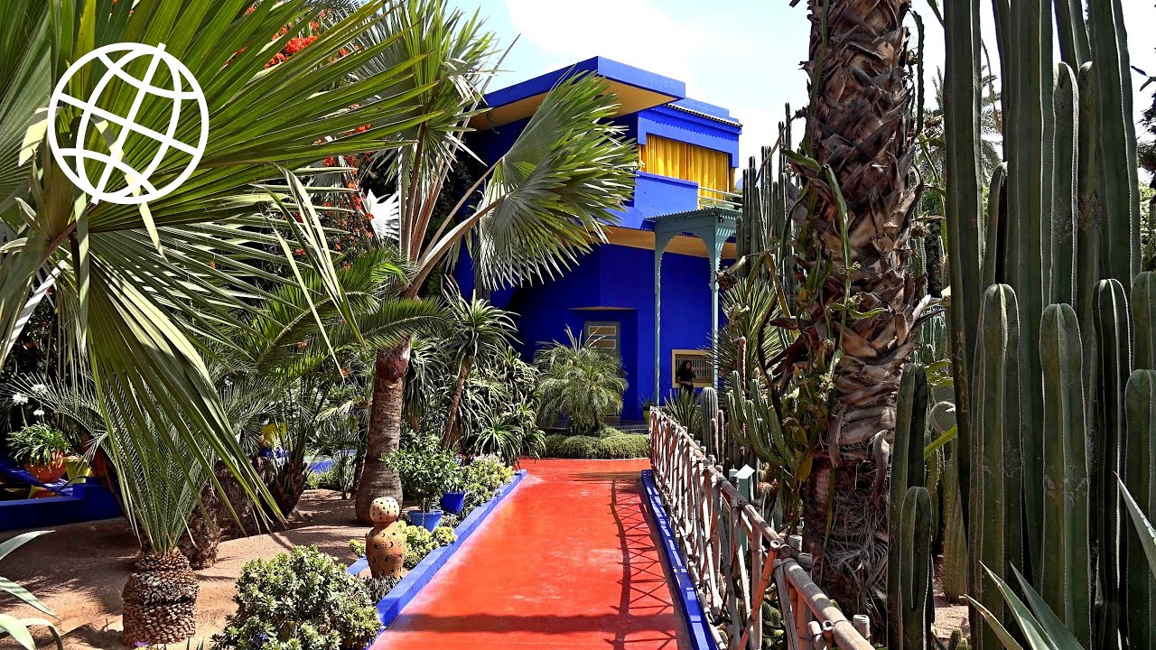 Jardin Majorelle, Marrakech, Morocco  [Amazing Places 4K]