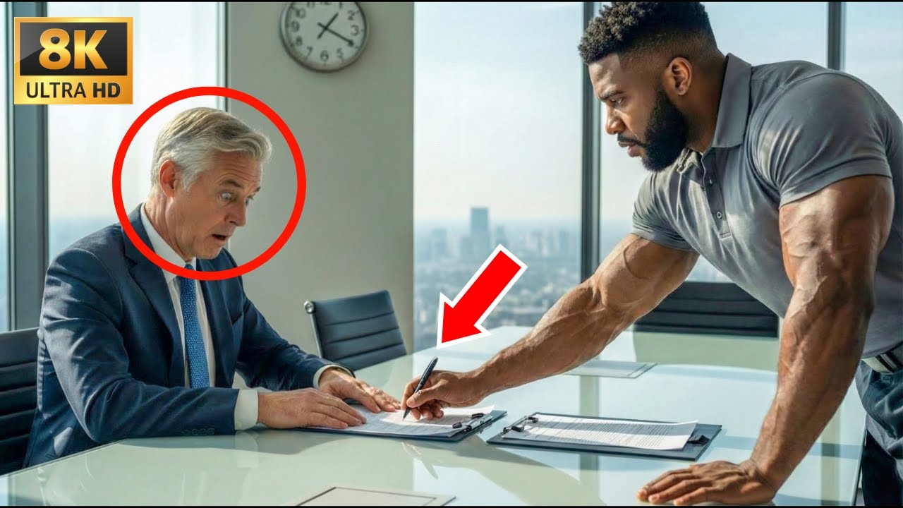 A Billionaire Was About to Sign His Bankruptcy at 8 AM —Until a Black Single Dad Spotted the Mistake