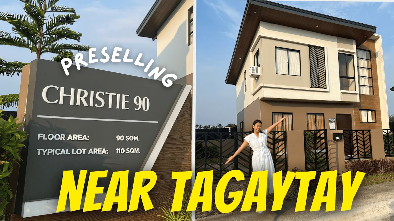 𝗖𝗛𝗥𝗜𝗦𝗧𝗜𝗘 𝟵𝟬 🏡 120sqm Lot Area / Phirst Editions Batulao / Single Attached Near Tagaytay / Preselling