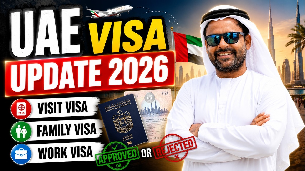 UAE Visa Update 2026 | Dubai Visa Latest Updates | Sharjah Visa Update | Abu Dhabi Visa Update