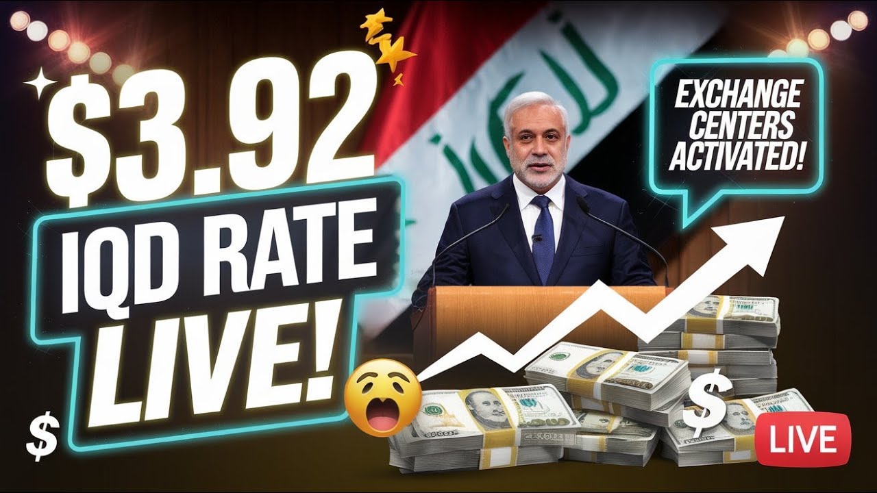 $3.92 IQD Rate LIVE! PM Sudani Confirms Revaluation &ndash; Redemption Centers Open! 📈💵 Iraqi Dinar News