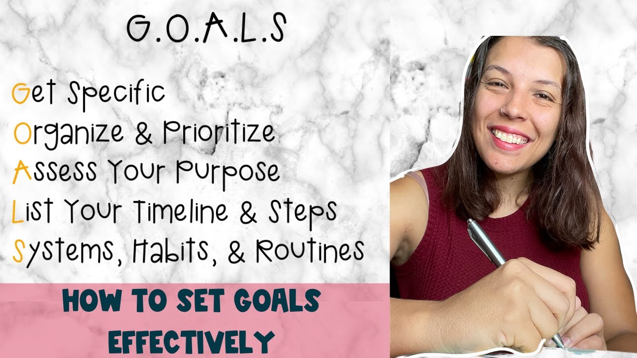 How To Map Out Your Goals Effectively (Using The G.O.A.L.S Method) + MAJOR ANNOUNCEMENT