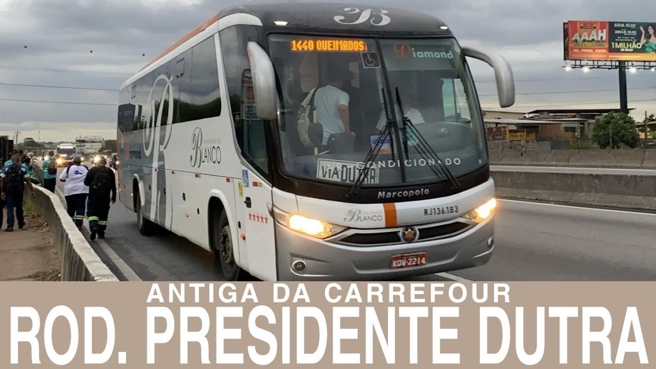Rod. Presidente Dutra ( Antiga da Carrefour )-RJ - Movimentação de ônibus #44