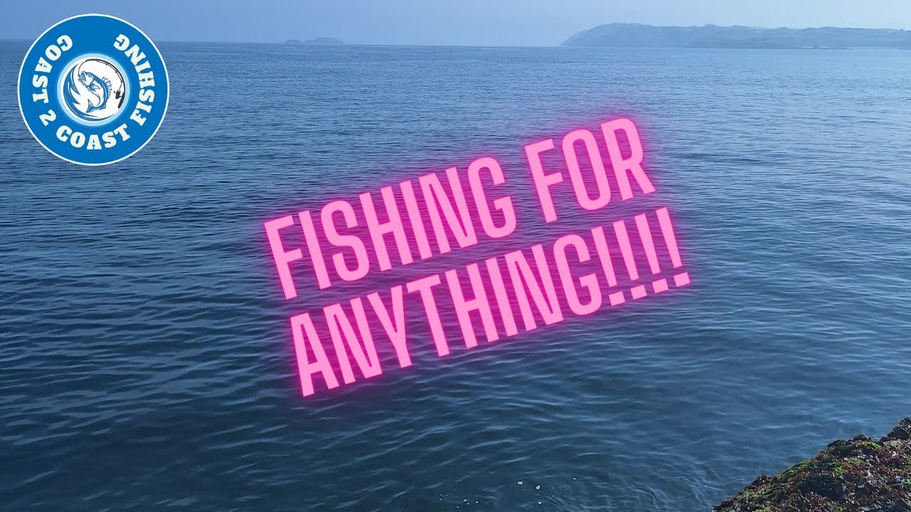 SEA FISHING FROM THE ROCKS [ANGLESEY NORTH WALES] 