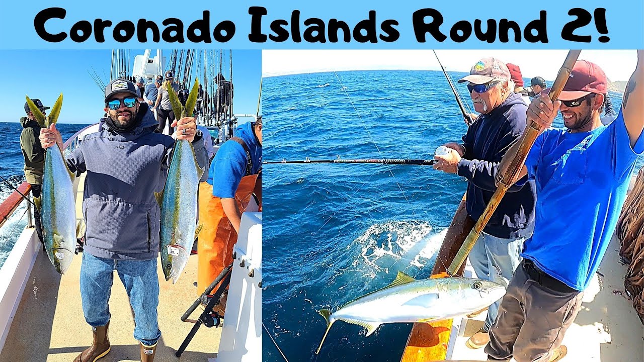 Yellowtail fishing!! Coronado Islands, Mexico Round 2!