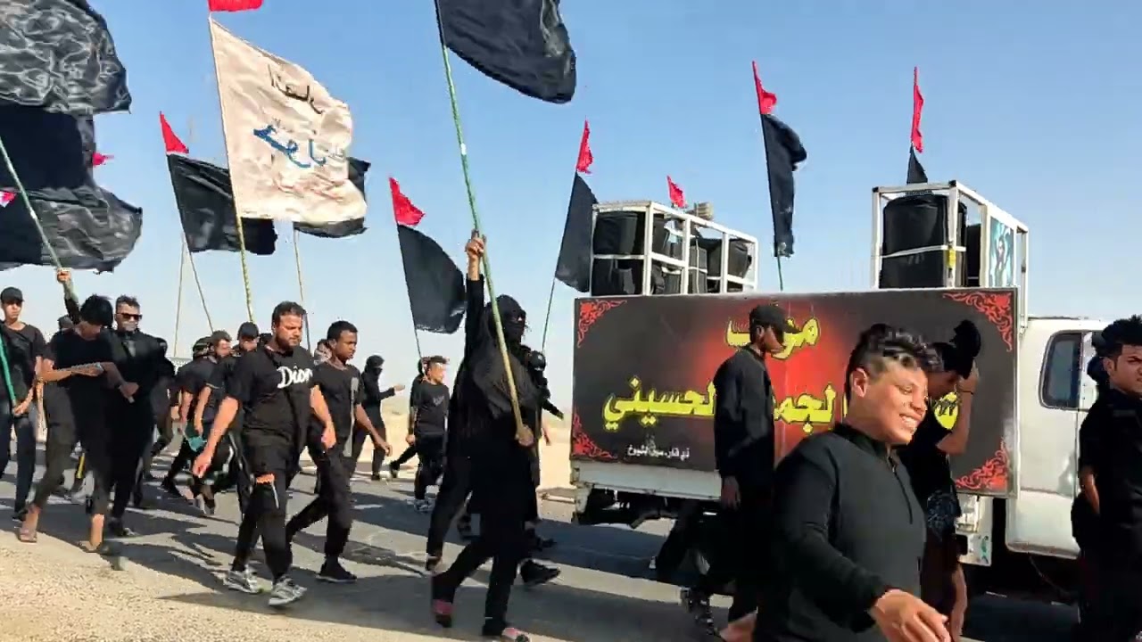 موكب شهيد الجمعه الحسيني.. اكبر موكب في العراق