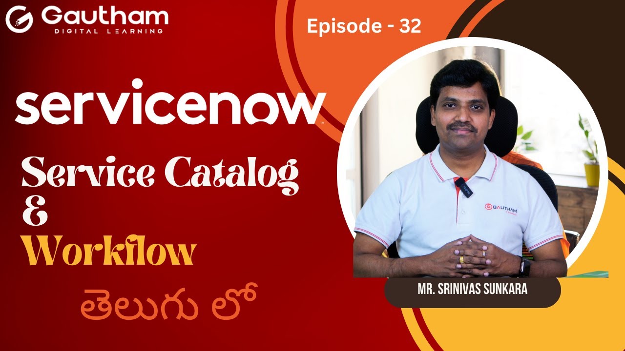 ServiceNow Telugu Series - Episode 32 | Service Catalog and Workflow | ServiceNow Telugu Video