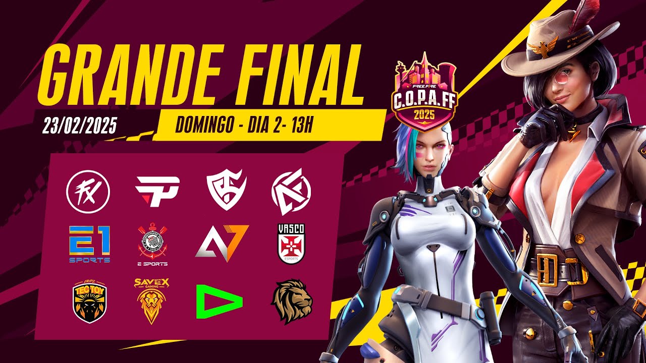 C.O.P.A. FF🚨 PRÉ-LBFF 🏆 FINAL DIA 2 | LBFF 🚨 #freefire
