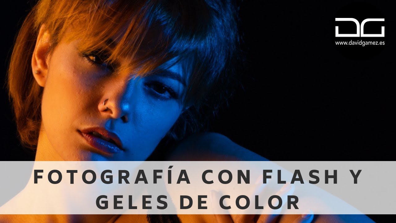 Fotografía con flash y geles de color