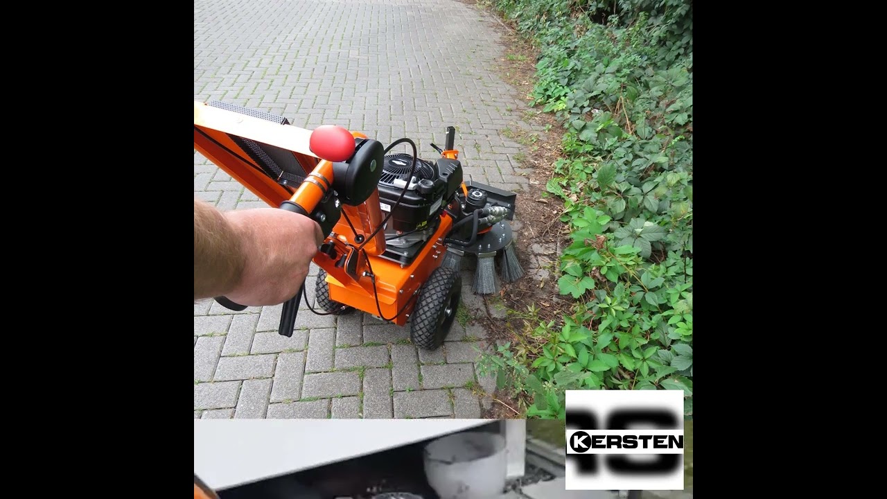 Kersten Arealmaschinen Weedo II - Die leichte Wildkrautbürste zur mechanischen Wildkrautentfernung