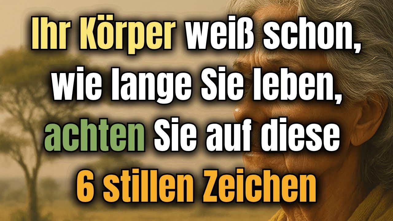 6 versteckte Hinweise Ihres Körpers, wie lange Sie nach dem 60. leben werden