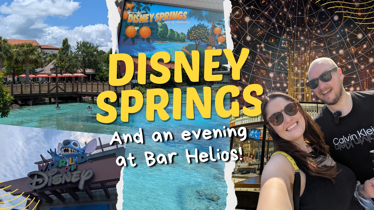 Суперсуббота в Орландо: Disney Springs 2026 🛍️ и бар Helios 🍸 | Видеоблог