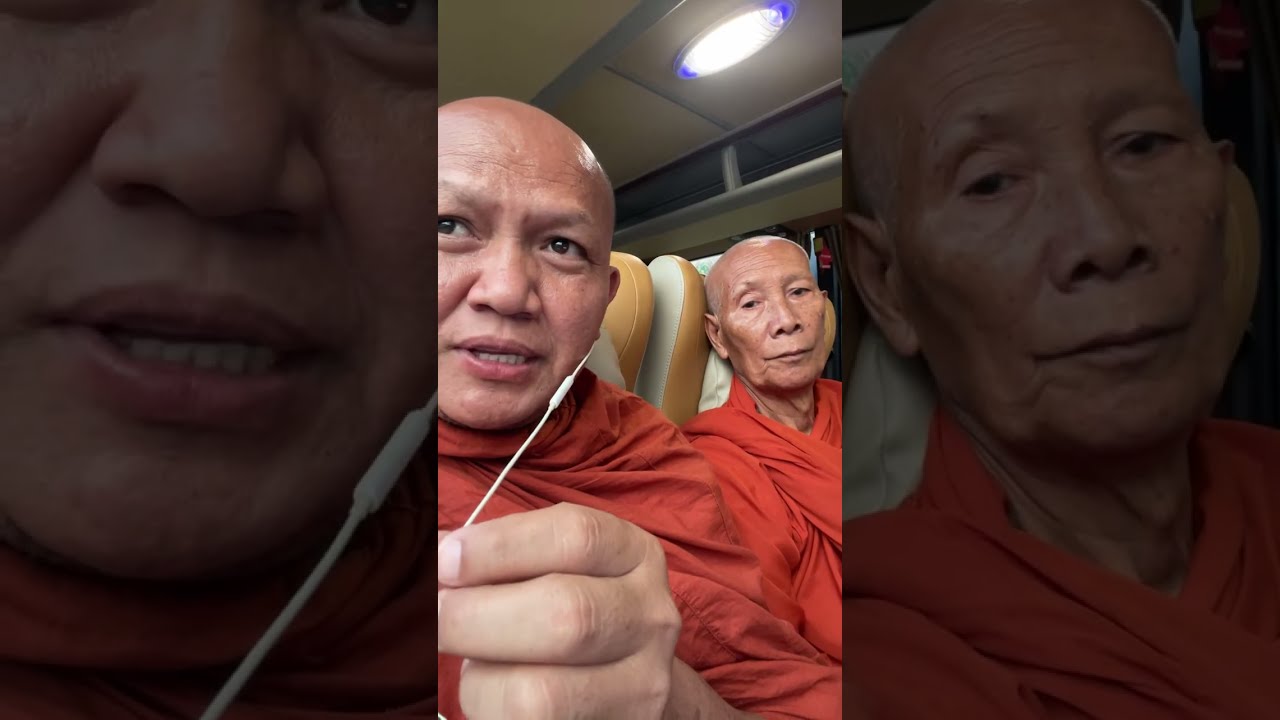 ថ្វាយបង្គំព្រះលើឡានក្រុង សូមអនុមោទនា 👏🐦‍🔥🌷🫑🌸