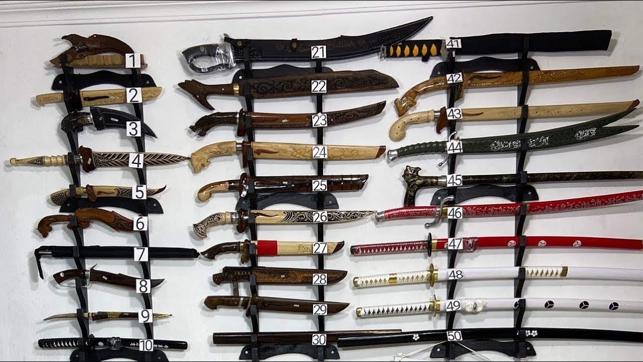 PROMO BELI 1 GRATIS 1 - KATANA PEDANG GOLOK PISAU DAN BONUS !!