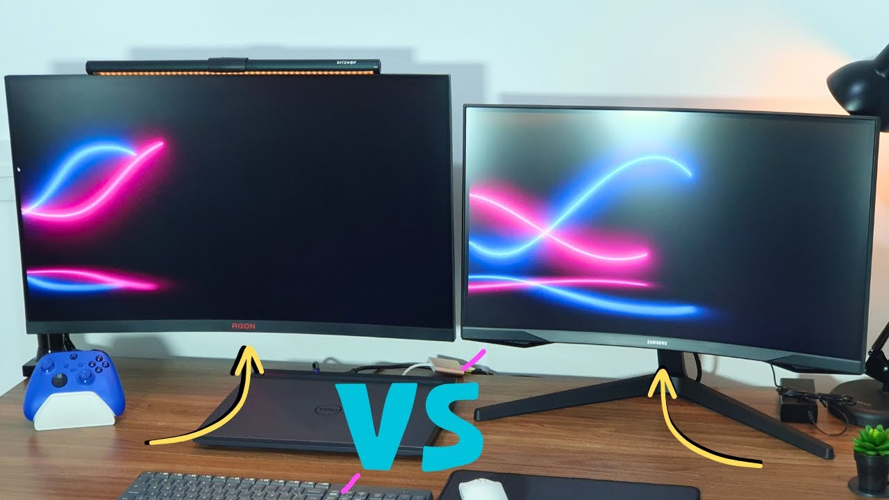 Monitor Samsung Odyssey G5 vs AOC AGON – O VENCEDOR vai te SURPREENDER! 😱