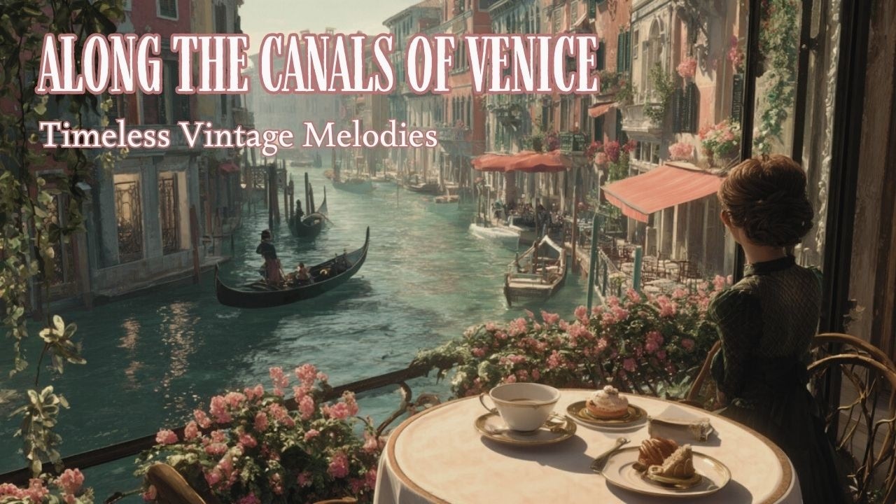 Along the Canals of 1950s Venice | Timeless Vintage Melodies