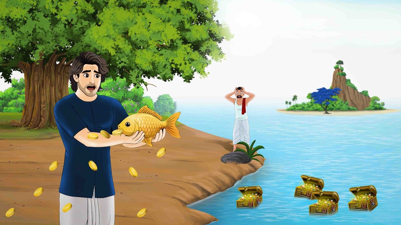 विचित्र ज़िल और जादुई मछली | kahani | Moral Stories | cartoon kahani | khaniyan | hindi kahani