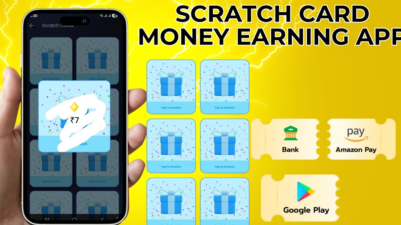 SCRATCH CARD MONEY EARNING APP TAMIL | NEW APP TODAY | GOOGLE PLAY CARD  APP