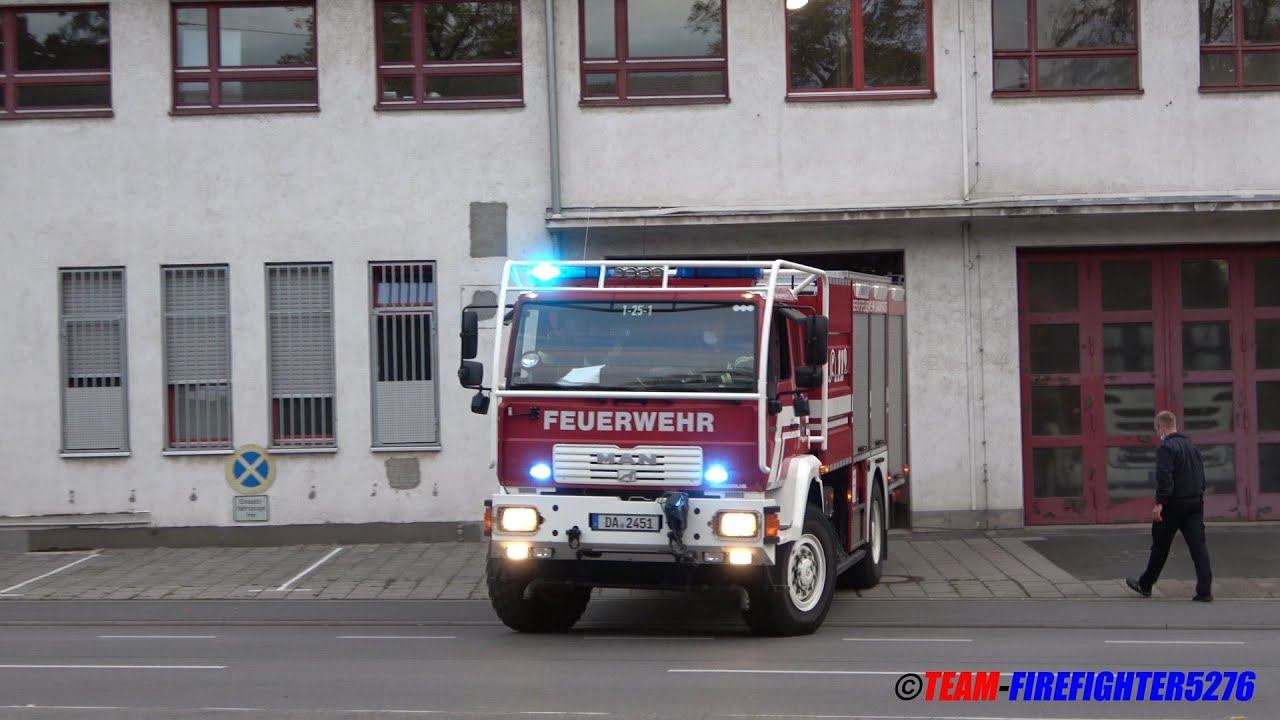 [Von Paralleleinsatz bis fliegender Fahrzeugwechsel] Einsatzfahrten BF + DRK + ASB in Darmstadt